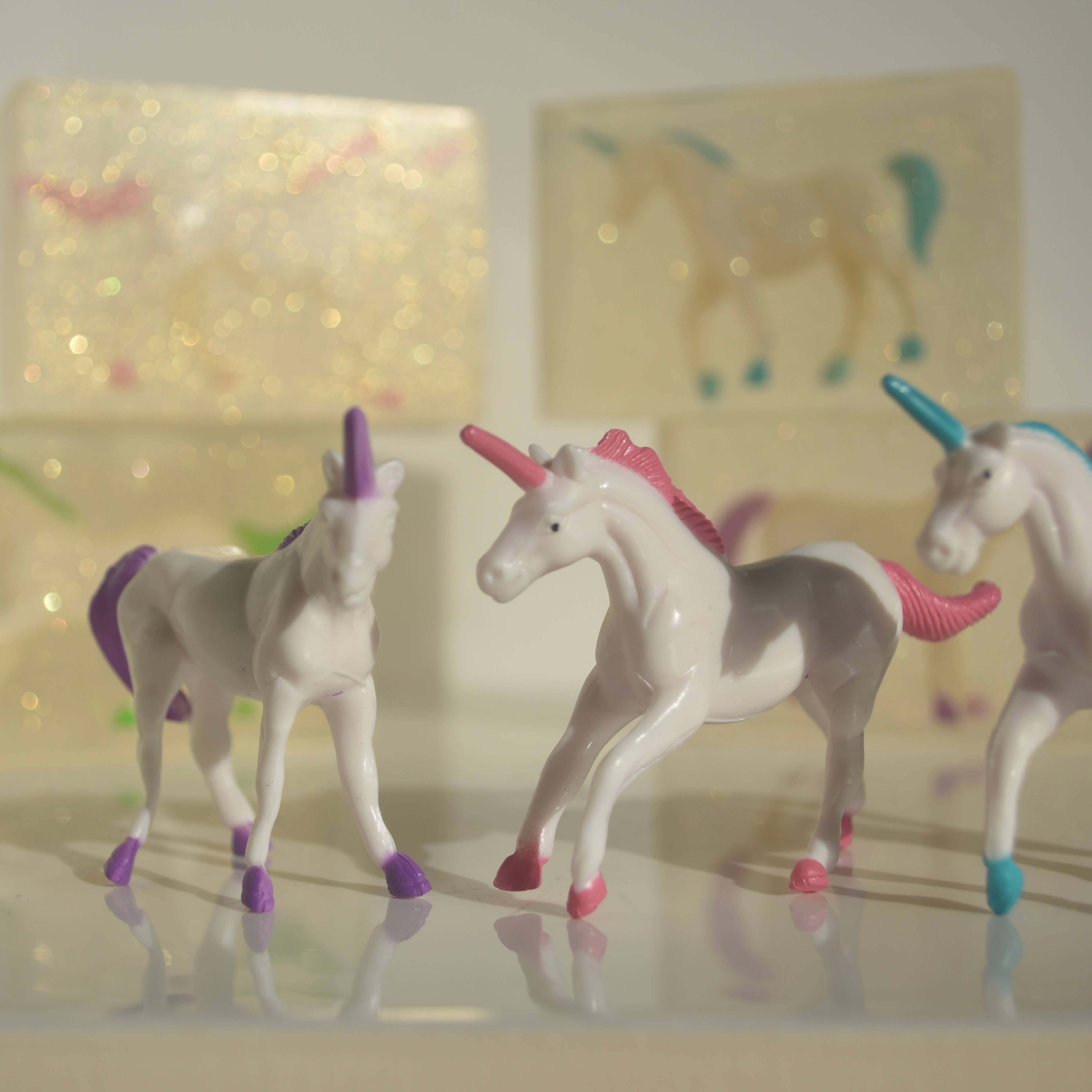 Handmade by Tink – wholesale Bar Soap – Unicorn Glitter Soap (Fragrance free & Vegan Friendly)2