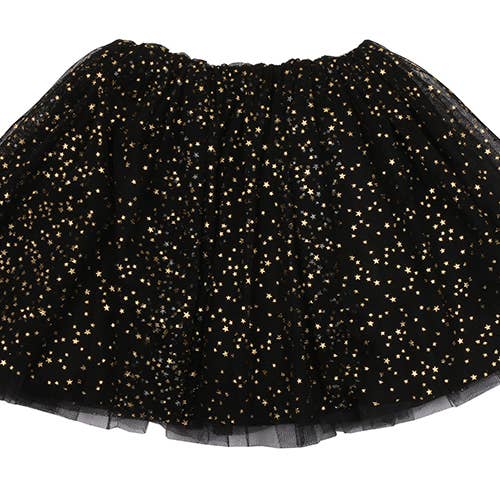 Sparkle Sisters by Couture Clips - Wholesale Tutu - Kids - Black Gold Stars