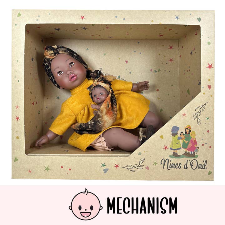 Nines Artesanals d'Onil Dolls - Wholesale Doll - Kids - ALIKA DOLL WITH OCHER BABY3