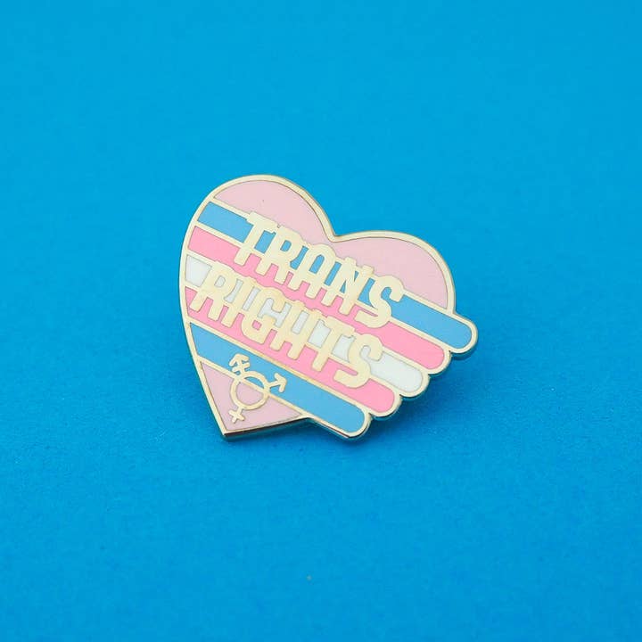 Hand Over Your Fairy Cakes - Wholesale Lapel Pin/Button - Trans Rights Enamel Pin