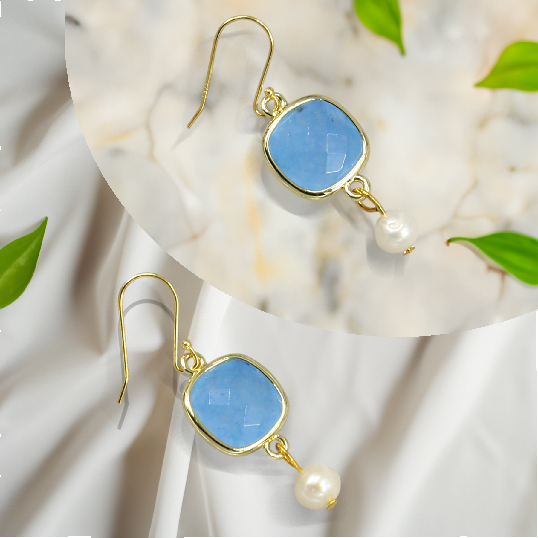 IST Jewelry - Wholesale Dangle Earrings - Gemstones and Cultured Pearl Drop Earrings7