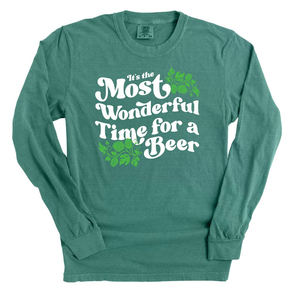 Let's Get This Thread - Wholesale Screen Printed T-Shirt - Women's - It's The Most Wonderful Time for a Beer13