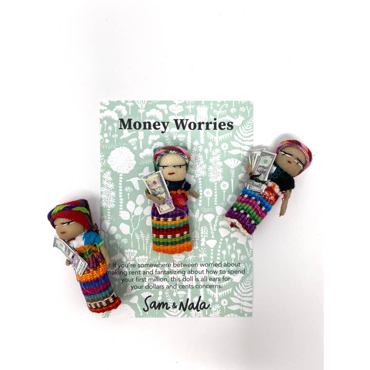 Sam & Nala | intentional style for pets & their people - Wholesale Doll – Kids - Worry Doll-Money (Made by hand in Guatemala)- Fair Trade1
