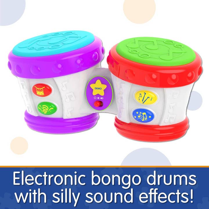 University Games - Wholesale Musical toy – Kids & baby - Little Baby Bongo Drums1