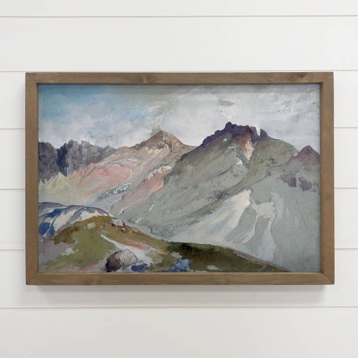 Little Cottonwood Canyon Utah - Framed Nature Decor for wholesale by Hangout Home