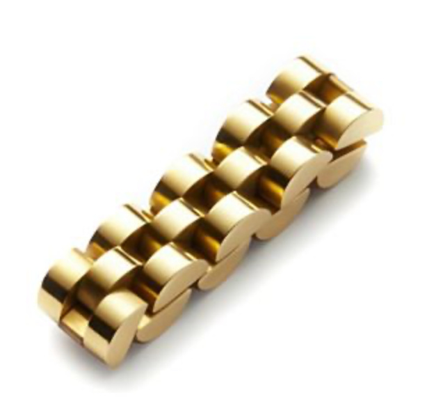 HoopLa - Wholesale Chain Ring - Roll X- Watch band Ring- Stainless steel 14K1