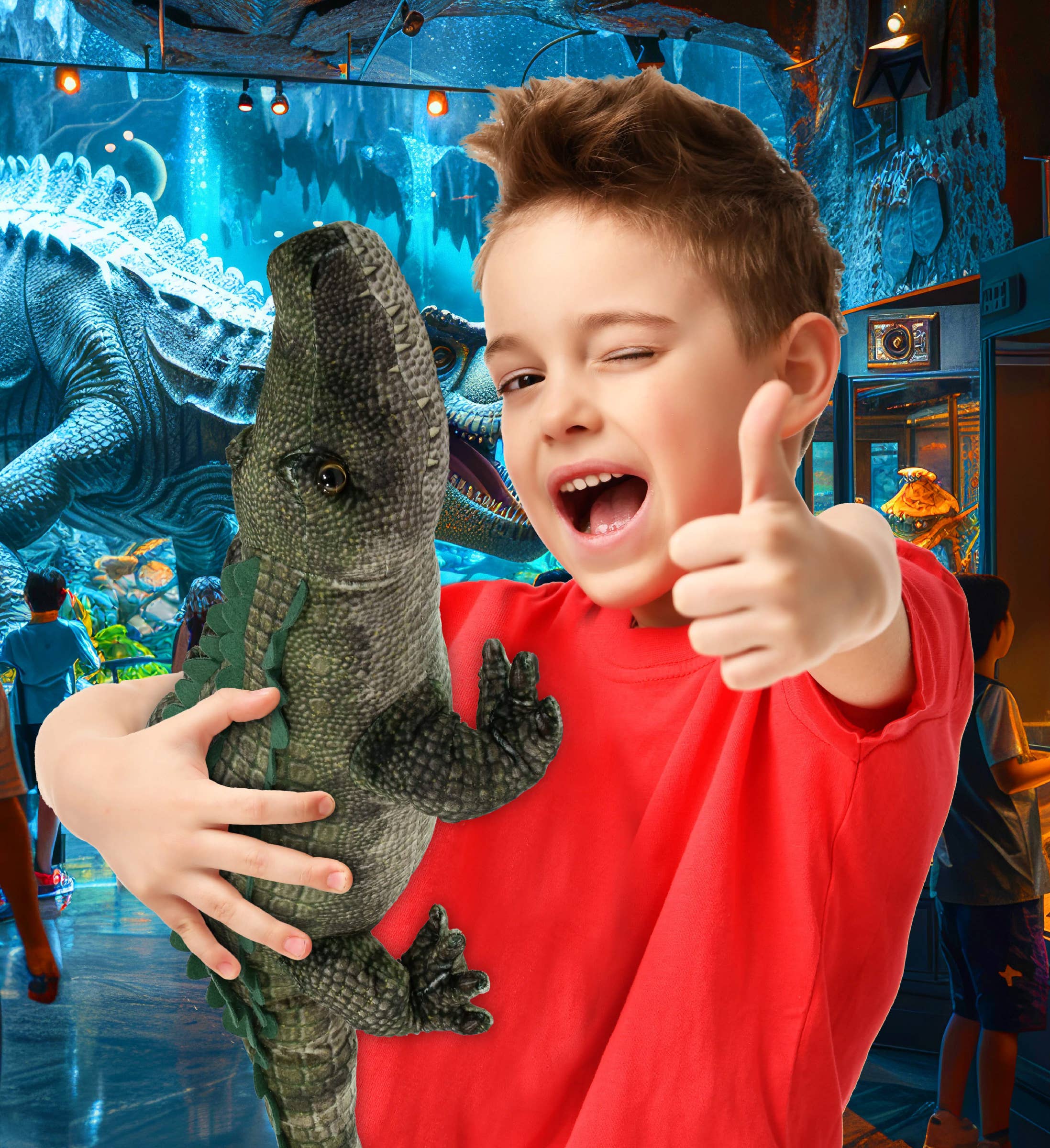 Cota Global - Wholesale Stuffed/Plush Toy - Kids & Baby - Wild Collection Plush - Alligator 28"1