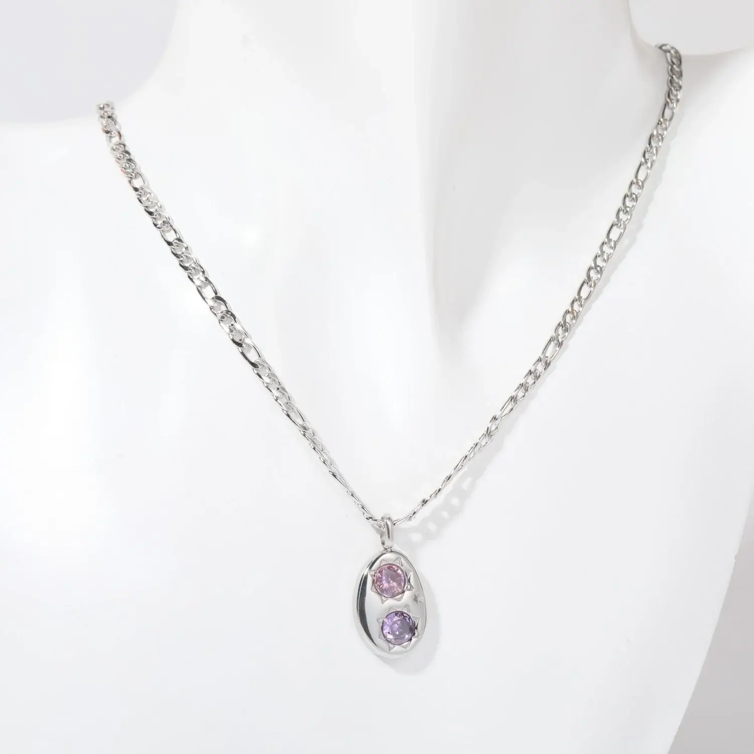 Gooddiy - Wholesale Pendant/Charm Necklace - Sun Moon Stainless Steel Plating 18k Gold Plated wholesale0