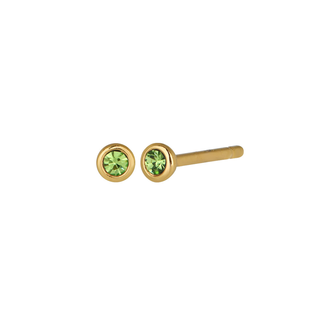 The Land of Salt - Wholesale Stud/Post Earrings - Birthstone Stud Earrings in Gold - Choose Stone14