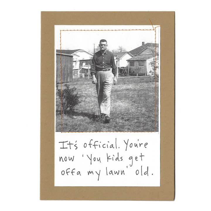 «Es oficial. Ahora son «Chicos, quitaos de mi césped». para venta al por mayor de Visual Treats