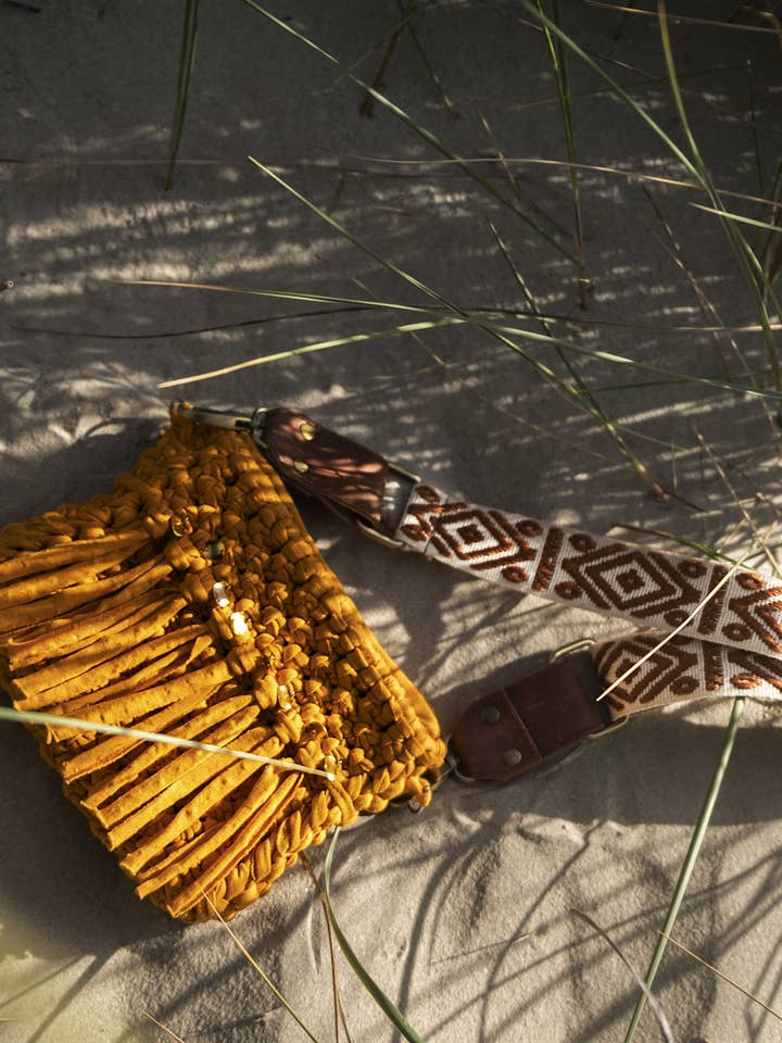 Macrame taske, Boho Style taske, Messenger taske, Kvinder Accessorie for engroshandel hos Gypsy Moon Arts