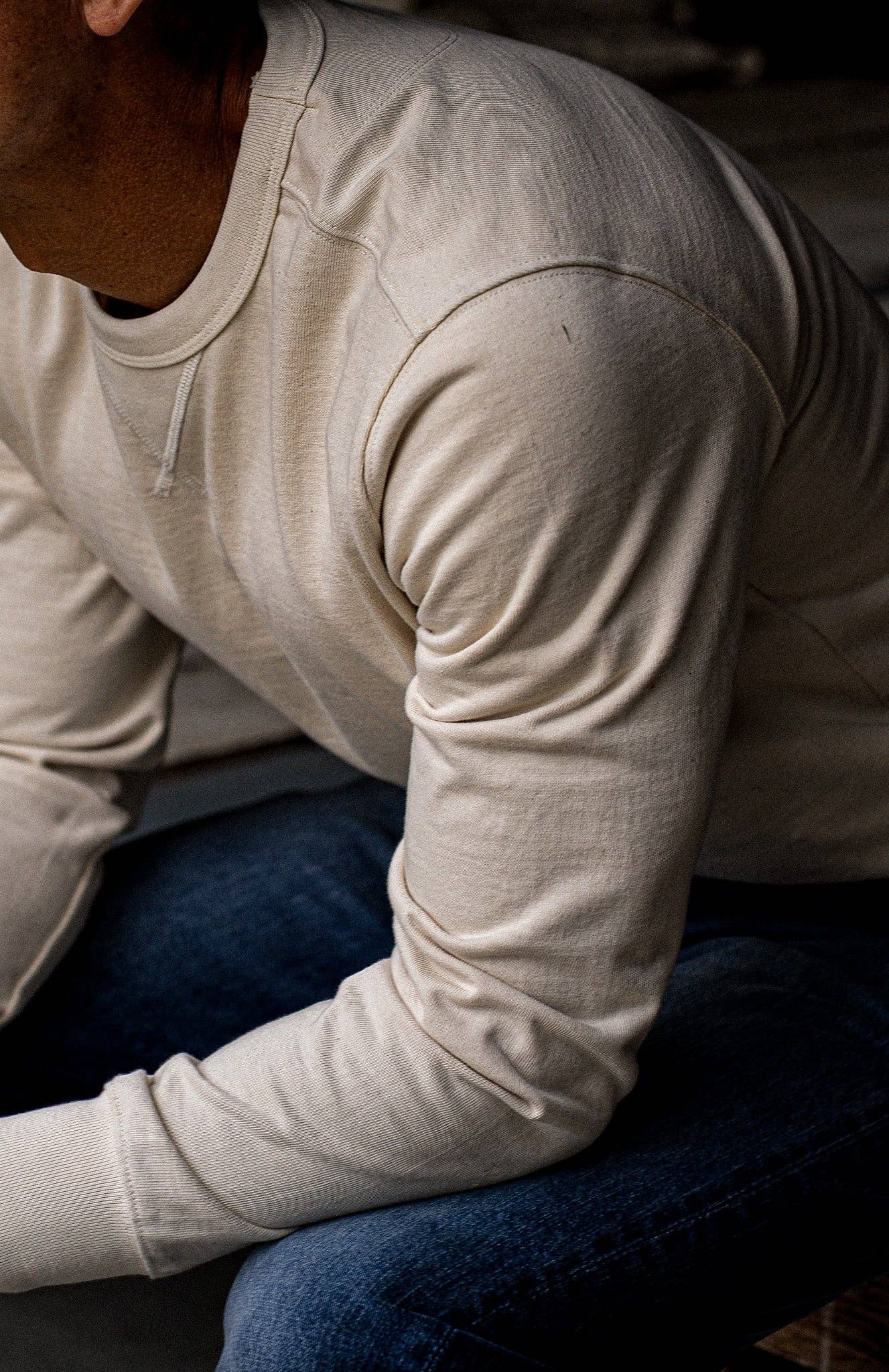 Natural Stinson Pullover | 12oz Rugby Jersey 100% cotton for wholesale on Faire4