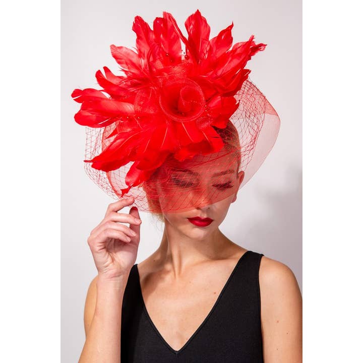 anbfashion - Wholesale Fascinator hat – Women's - DERBY STATEMENT FASCINATOR HEADBAND FASCINATOR HTH266713