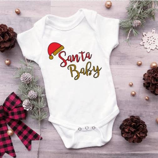 Santa Baby Onesie för wholesale av Canopy Road Collection