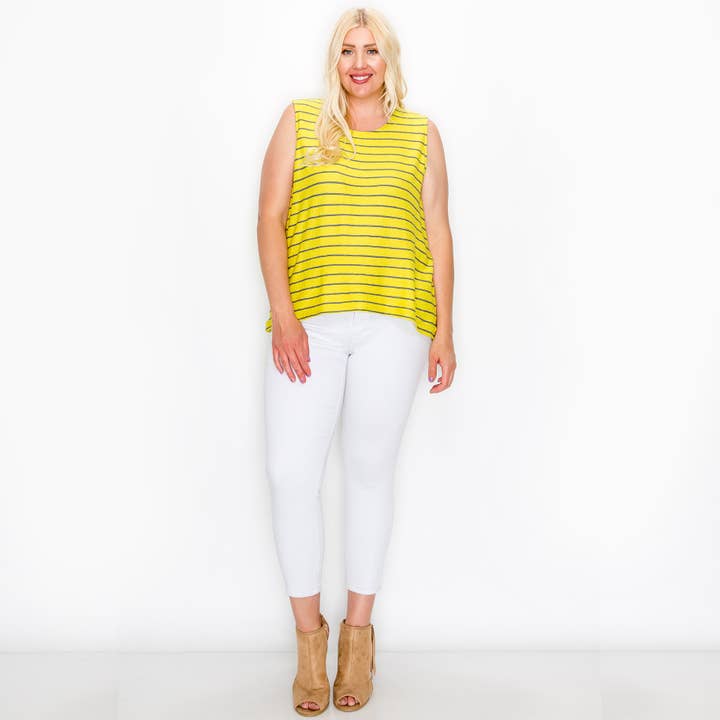 STRIBE KNAP TILBAGE TANK for engroshandel hos Coin 1804