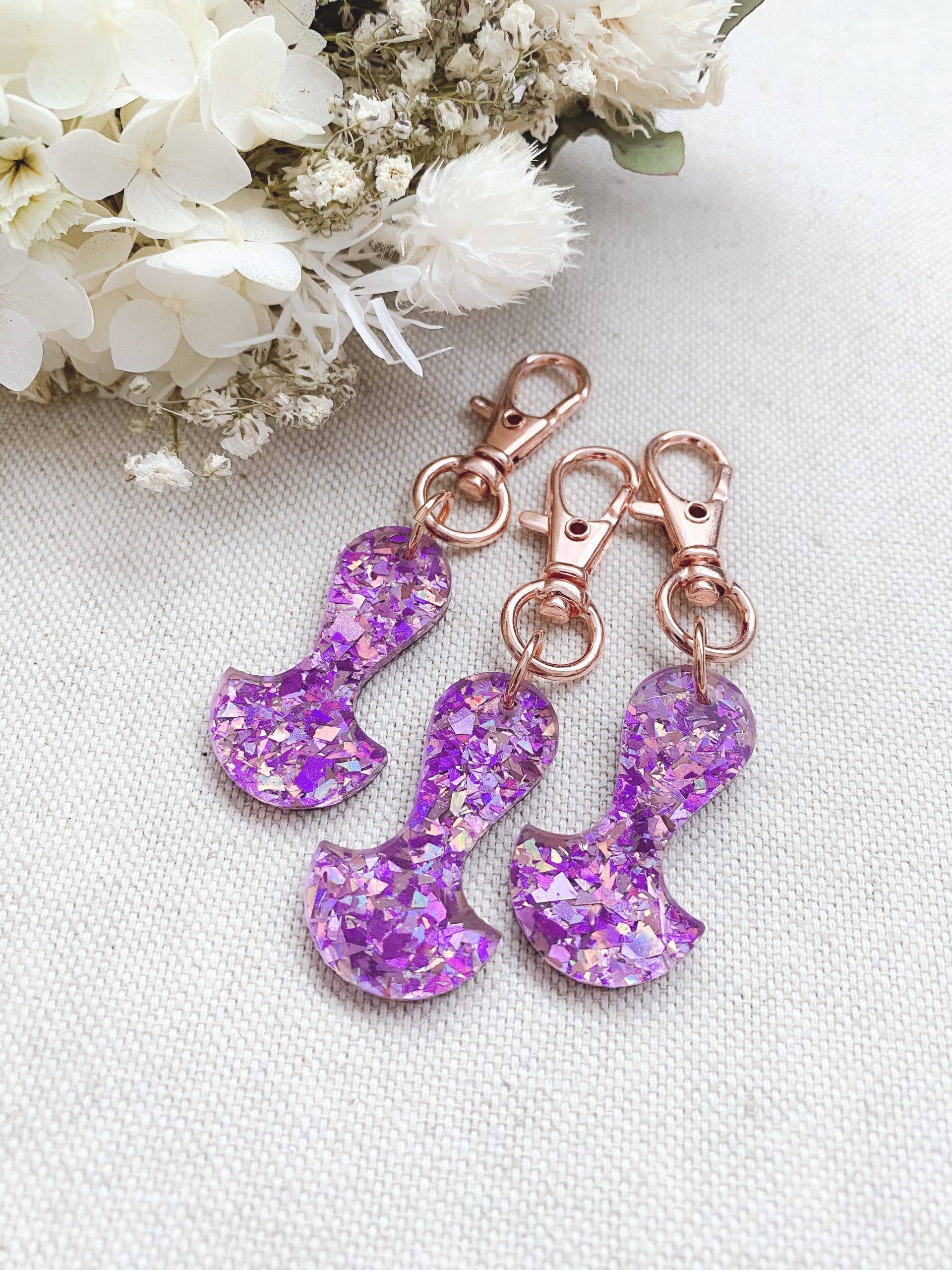 Chuckle & Wood - Wholesale Keychain – Women's - Trolley Tokens - Glitter43