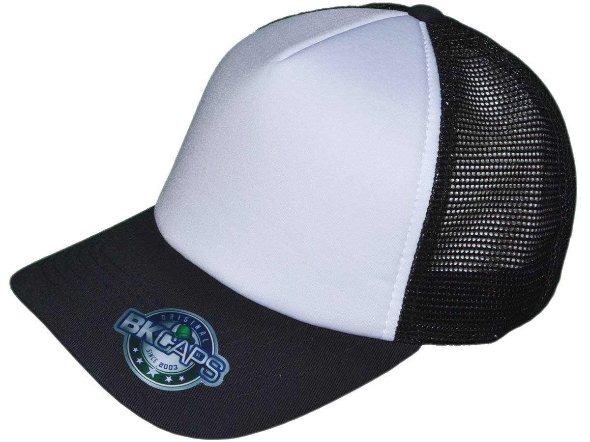 Buck Wholesale - Wholesale Truckerpet - Uniseks - Blanco truckerhoeden met 5 panelen van katoenschuim - BKP PREMIUM Caps21