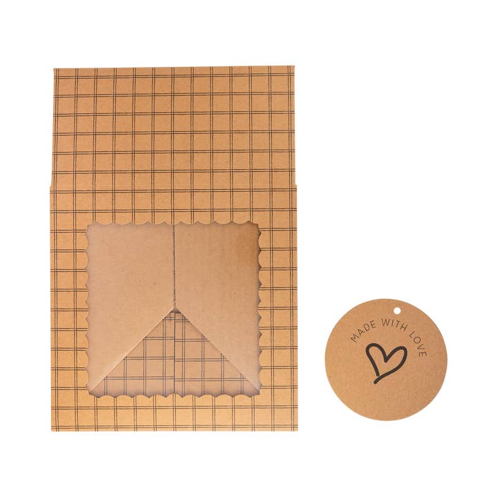 My Mind’s Eye - Wholesale Gift Box - PEA1003 - Made with Love Kraft Cookie Box4