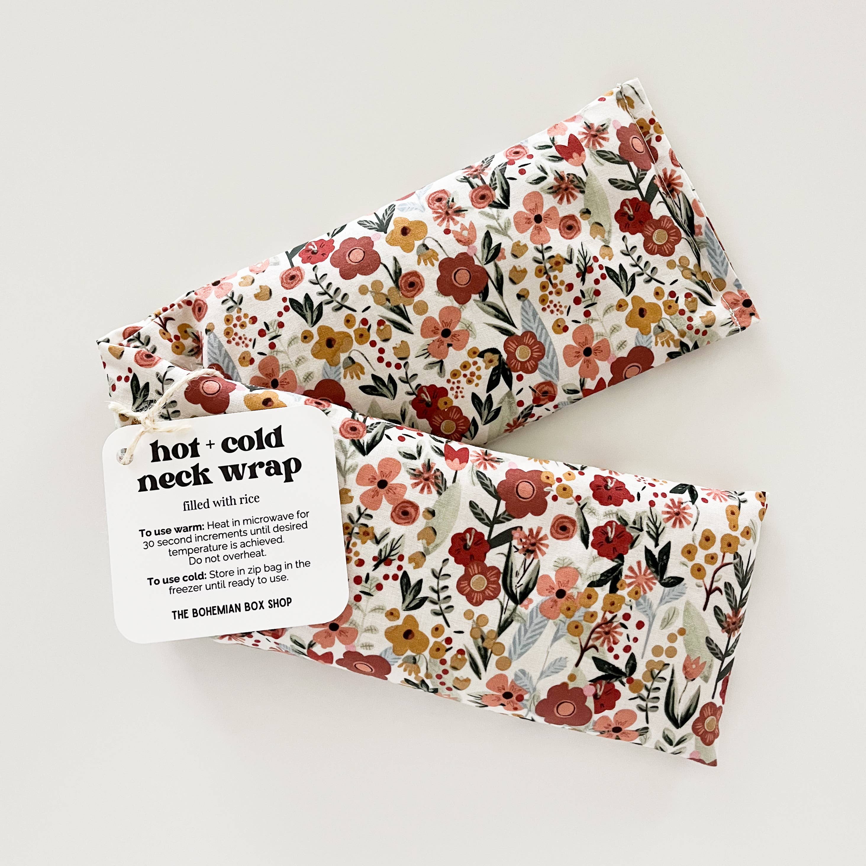 The Bohemian Box Shop - Wholesale Hot/Cold Compress - Hot & Cold Therapy Neck Wrap - Earth Botanicals