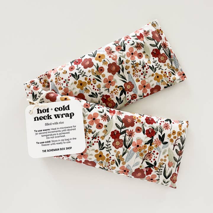 The Bohemian Box Shop - Wholesale Hot/Cold Compress - Hot & Cold Therapy Neck Wrap - Earth Botanicals