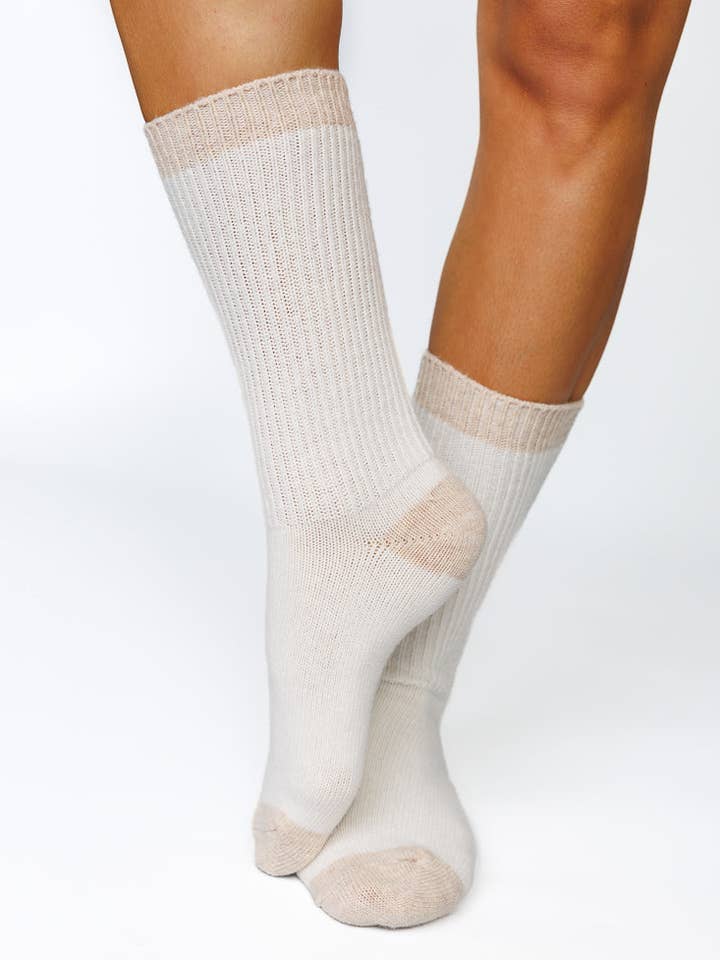 CALCETINES DE CACHEMIRA BICOLOR para venta al por mayor de LIMLIM