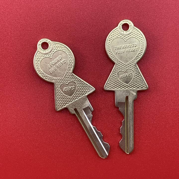 World Famous Original - Wholesale Keychain - Unisex - Keys To Your Heart - Blank Key
