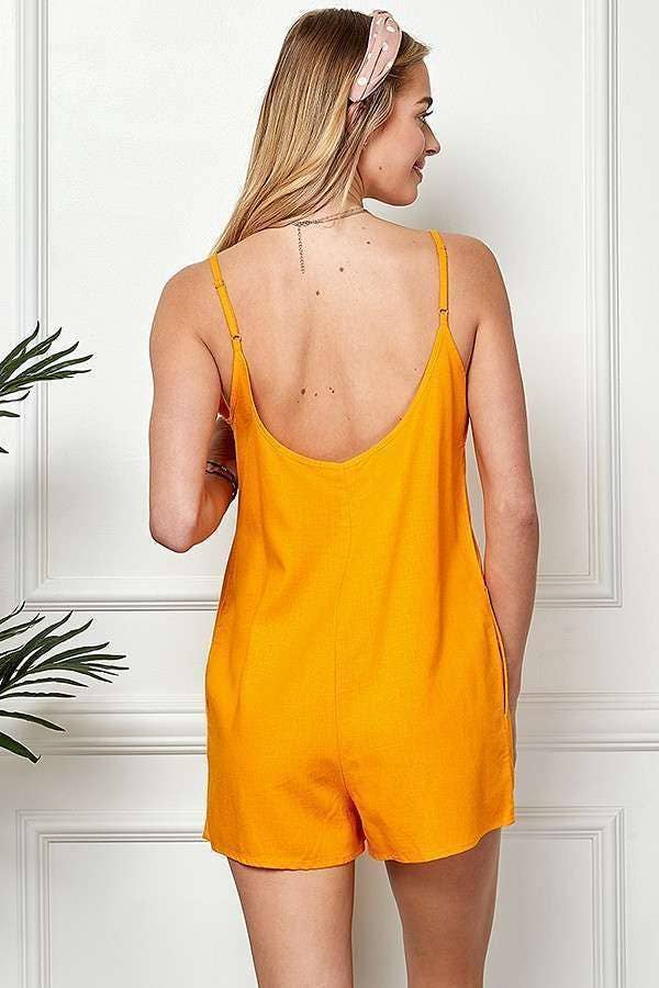 Heart & Hips - Vente Combishort – femme - WR48810 - COMBISHORT À SILHOUETTE DÉCONTRACTÉE AVEC POCHES LATÉRALES4