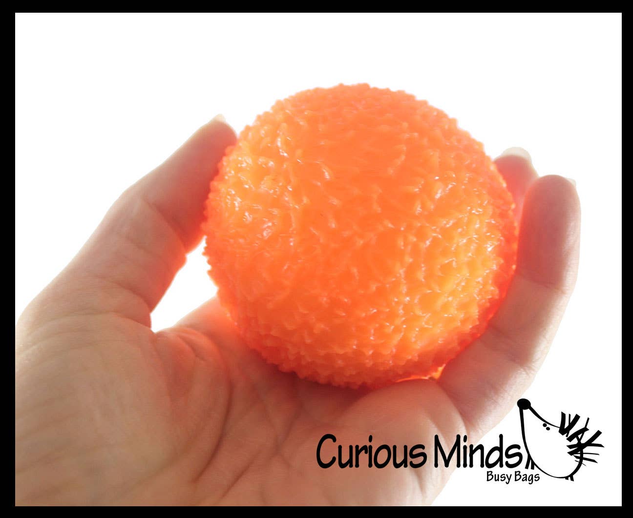 Curious Minds Toys – Engroshandel Stressaflastningsbold/-æltemasse – 1 Boxed 2.5" Tekstureret Doh Filled Stress Ball - Glob Balls -6