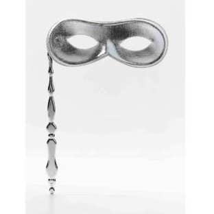 Half Mask - Domino on Stick for wholesale by Caufield's Novelty