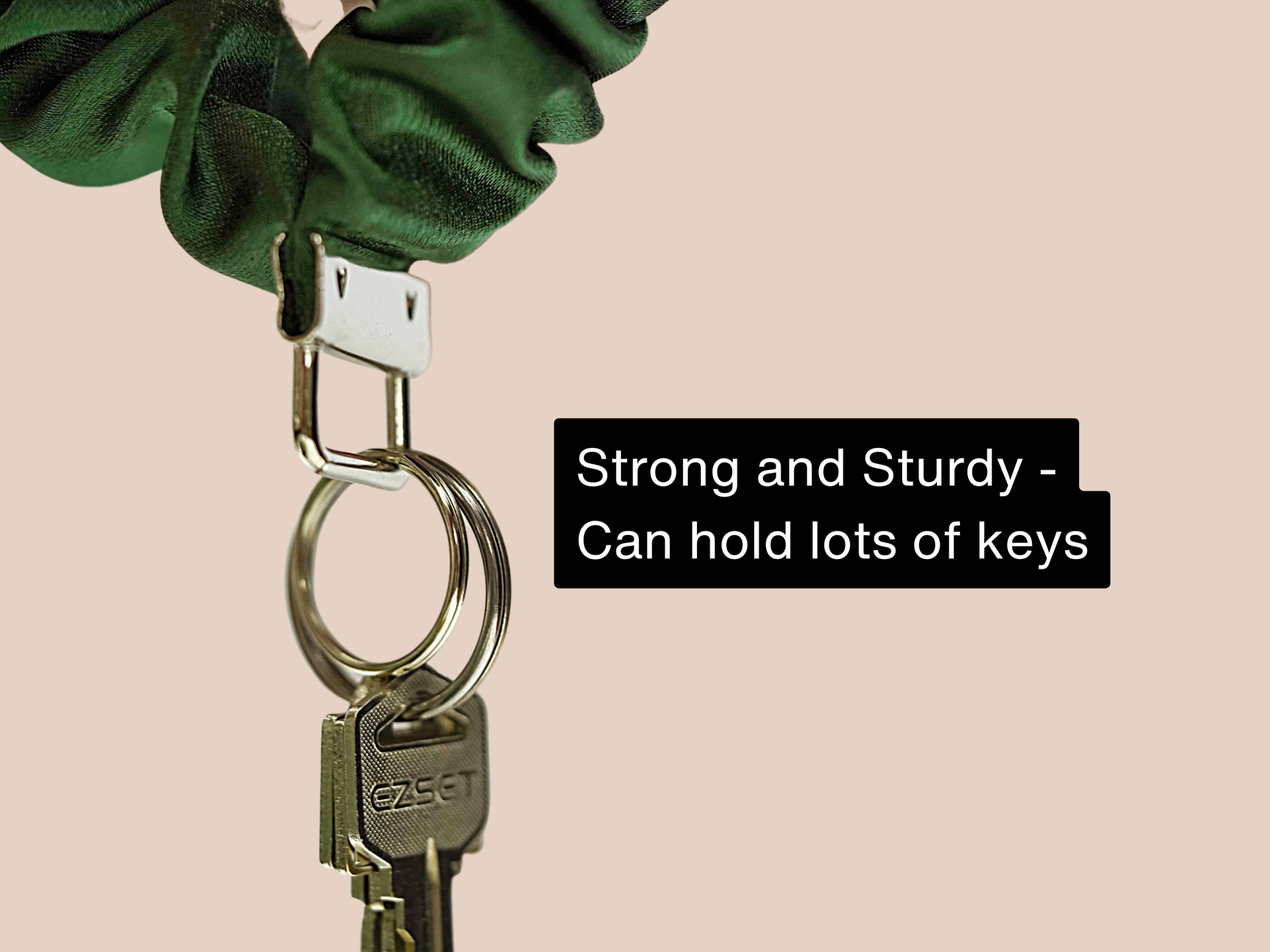 Blush Pop Creations - Wholesale Keychain - Women's - Chocolate Scrunchie Wristlet Keychain8