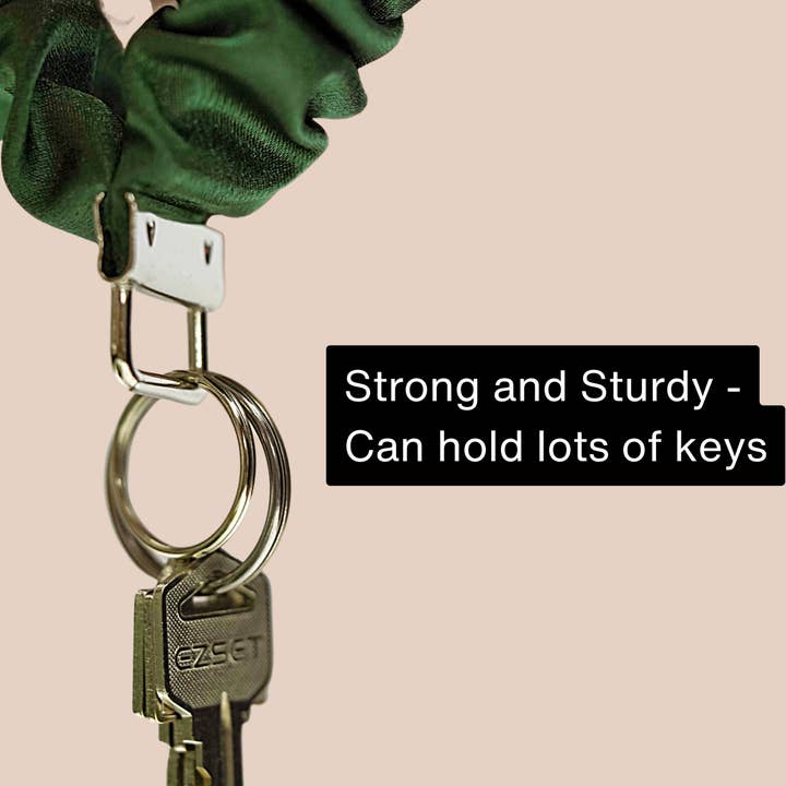 Blush Pop Creations - Wholesale Keychain - Women's - Chocolate Scrunchie Wristlet Keychain8