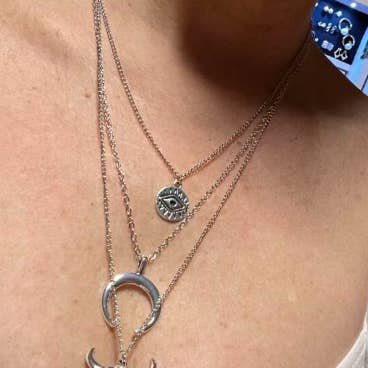 Wild & Free - Wholesale Pendant/Charm Necklace - Collar Bohemio de 3 Capas1