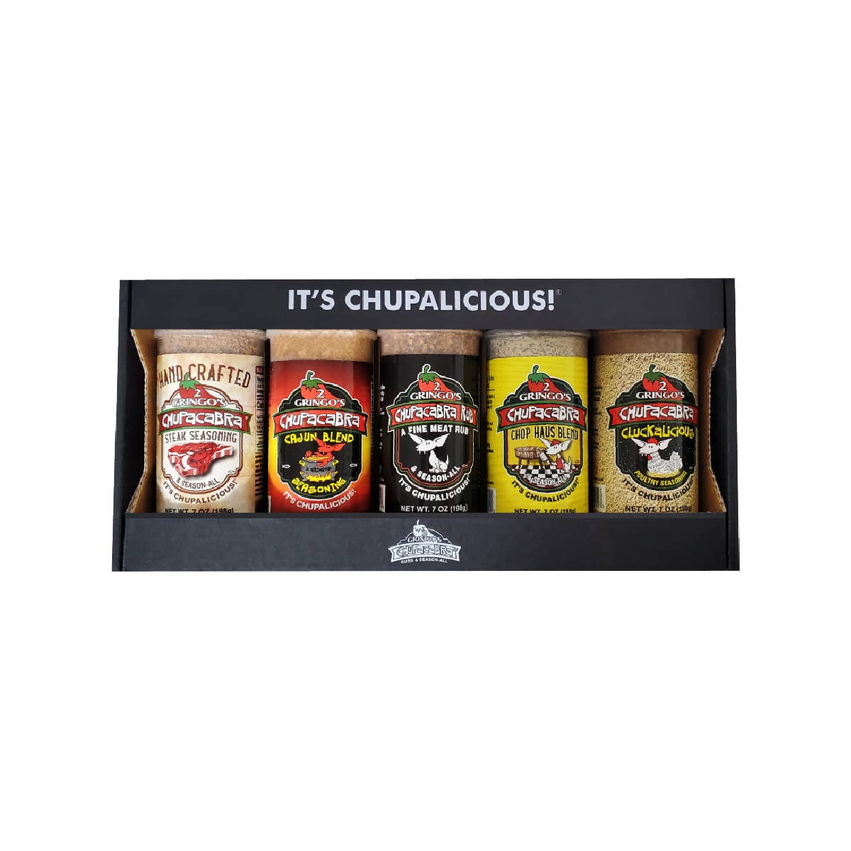 2 Gringos Chupacabra – Engroshandel Tørret krydderiblanding – KØKKEN ESSENTIELLE GAVESÆT