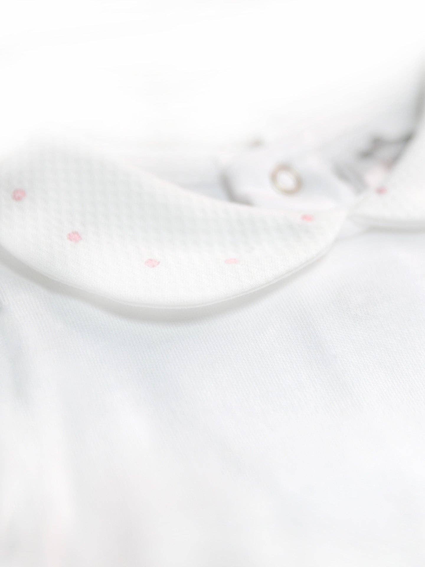 Minhon - Wholesale Bodysuit (Non-Footed) - Baby - Long Sleeve Embroidered Collar Bodysuit4