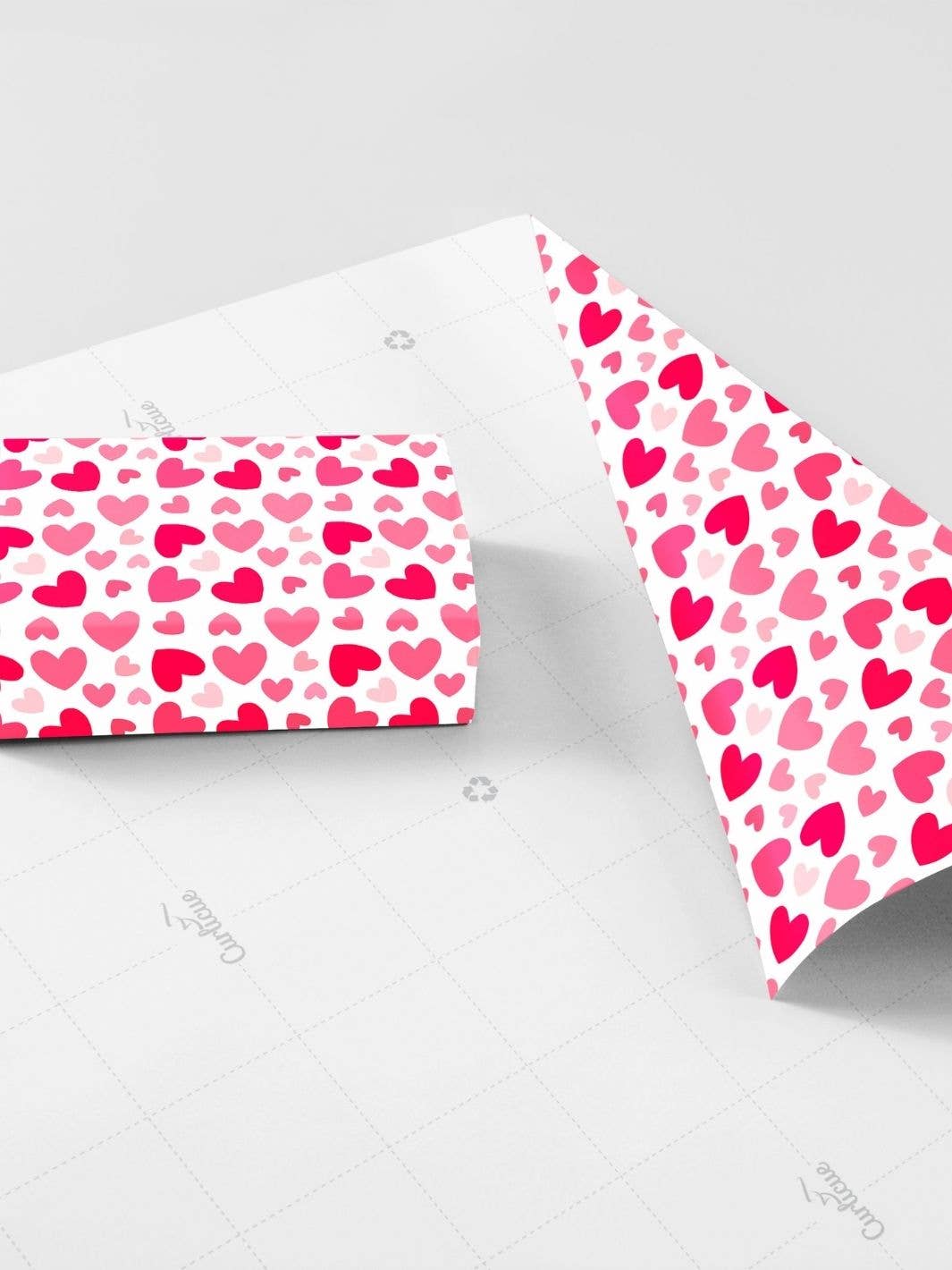Curlicue – wholesale Flat wrap – Hearts wrapping paper - sustainable and eco-friendly7
