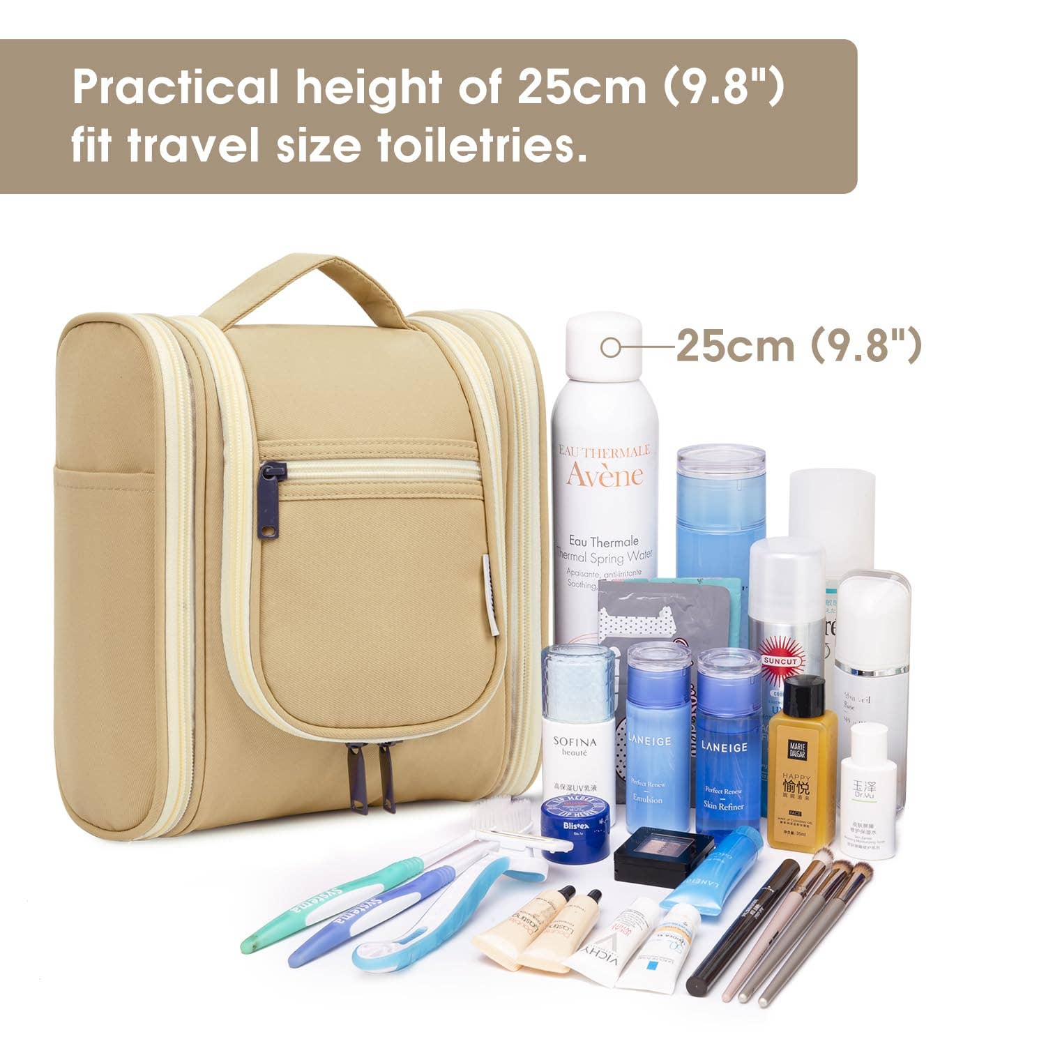 NARWEY INC - Wholesale Toiletry Bag - Women's - Large Hanging Toiletry Bag With Hook Cosmetics Organizer156