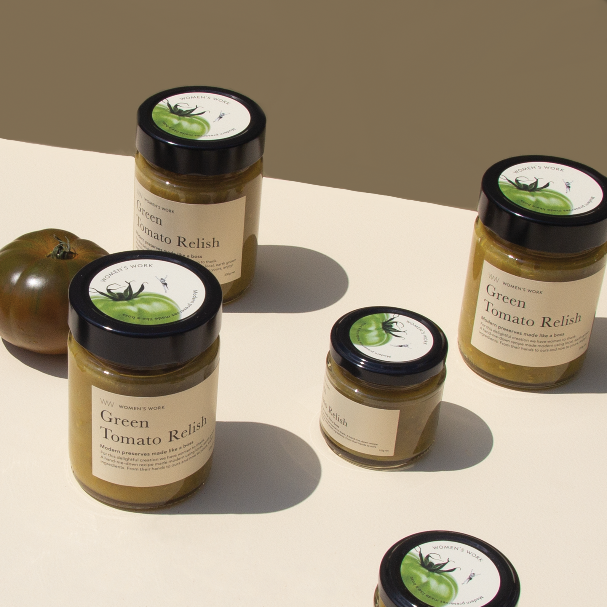 Women's Work - Wholesale Relish - Green Tomato Relish PETITE5