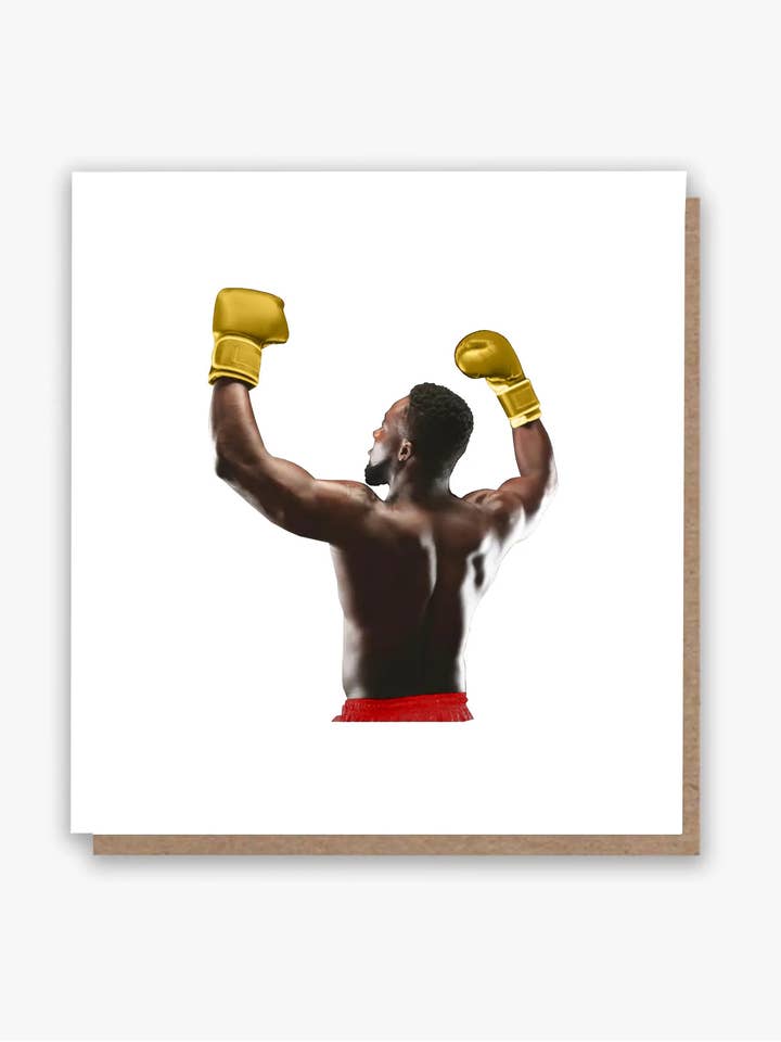 Die Karte „Der Champion ist da“! für den Großhandel von All Shades