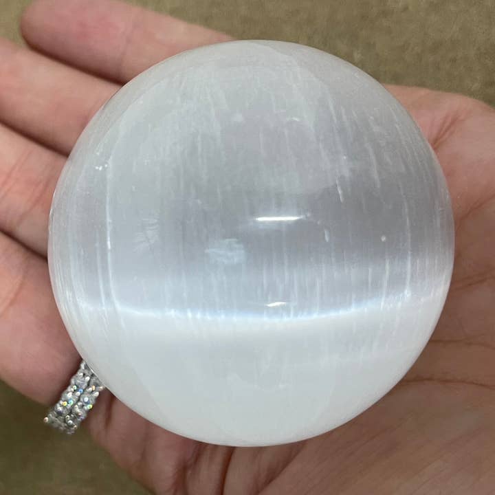 6cm Selenite Sphere for wholesale by Casablanca Exports