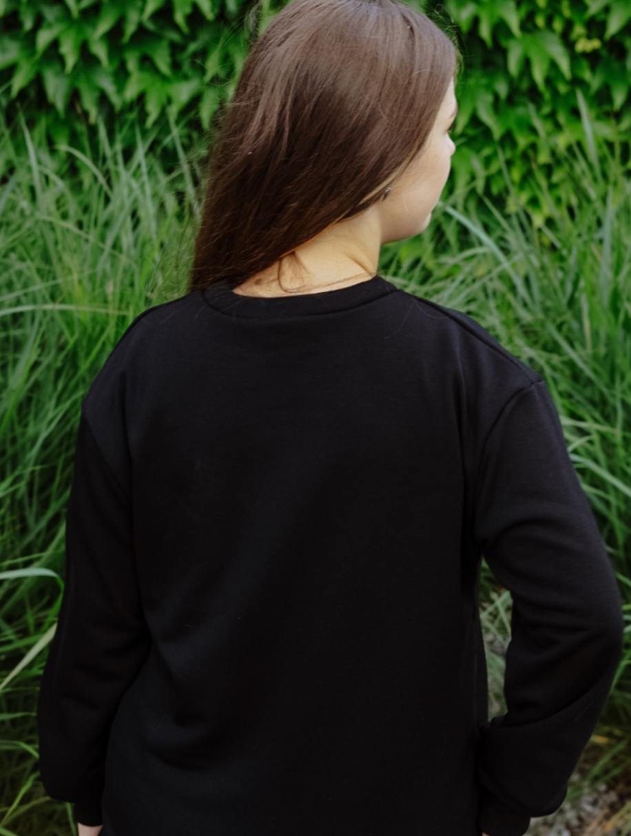 New Hope | Textile Souvenirs & Custom Branding - Wholesale Graphic Sweatshirt - Women's - Unisex cotton sweatshirt with unique Prague print(139S)2