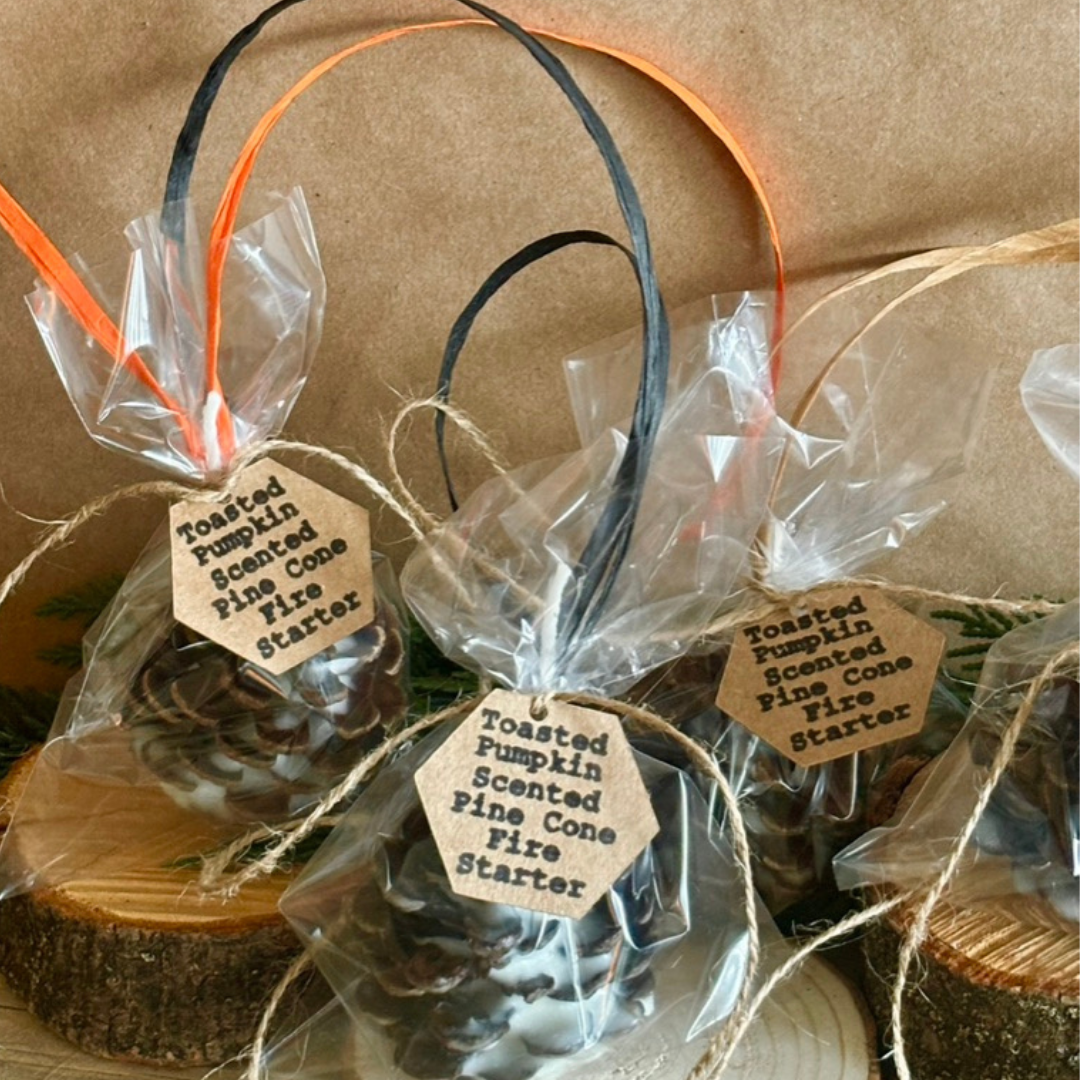 Mana Market Co. - Vente Cadeaux pour invités - Cônes de pin allume-feu cadeaux et souvenirs4