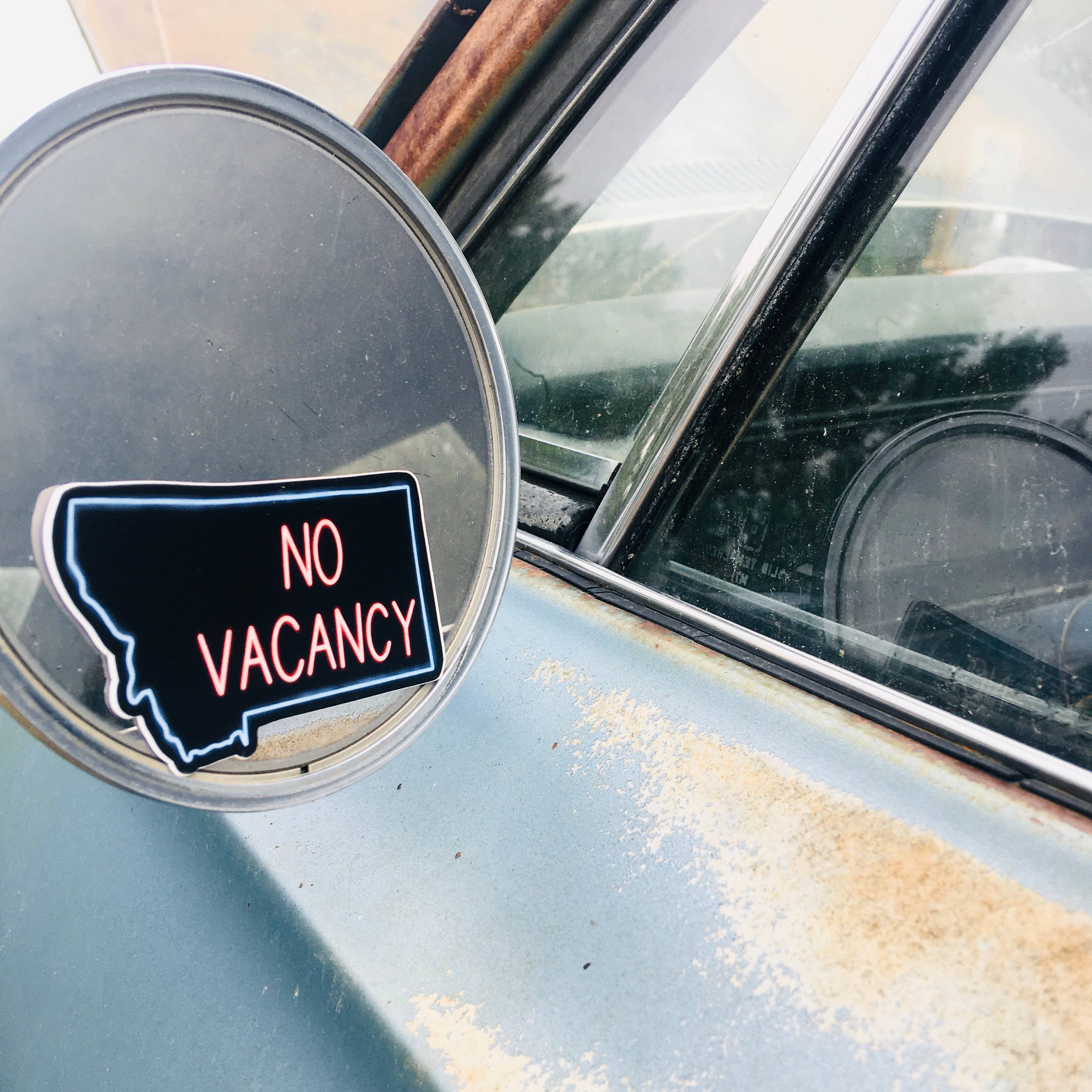 Cows and Crayons - Wholesale Sticker - No Vacancy Montana Neon-Inspired Sticker2