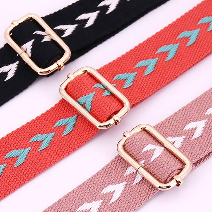 ACCITY - Wholesale Bag Strap - Women's - WOMEN STRIPE WIDENING BAG STRAP_CWMM038513