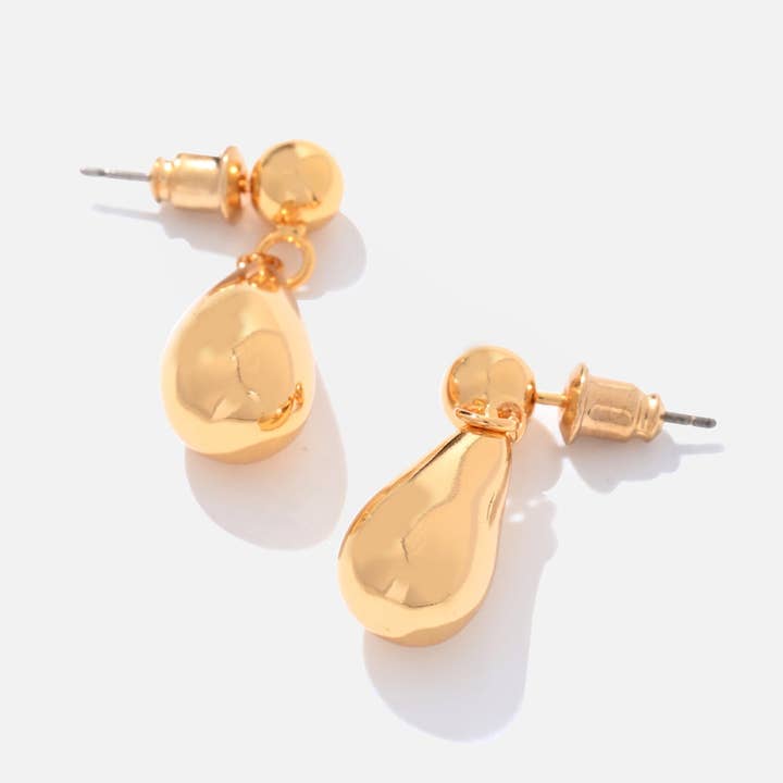 'ISLA Earrings - Gold' for wholesale by Sun Muse Studio