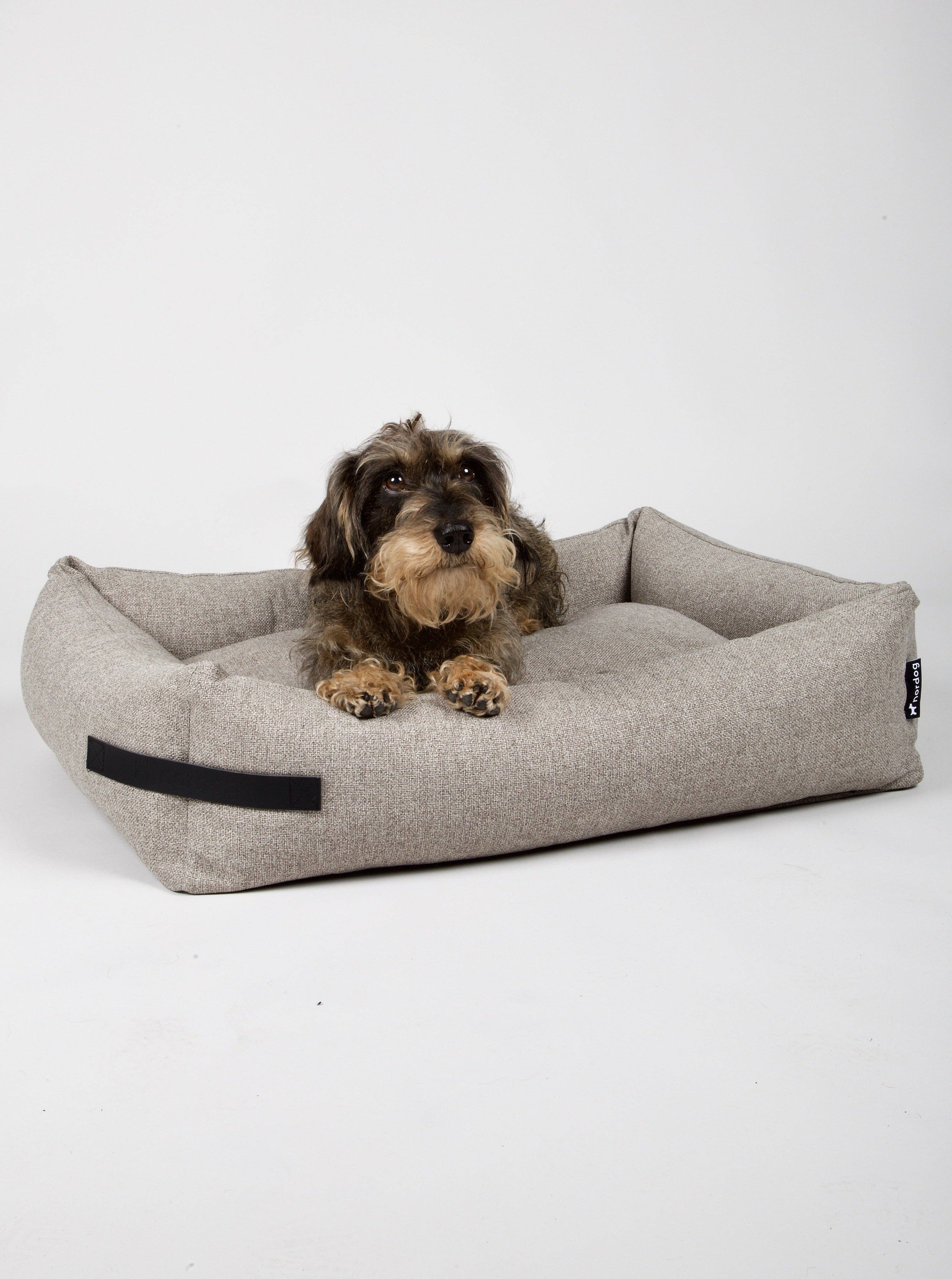 Hygge Dog Bed Cappuccino for wholesale on Faire1