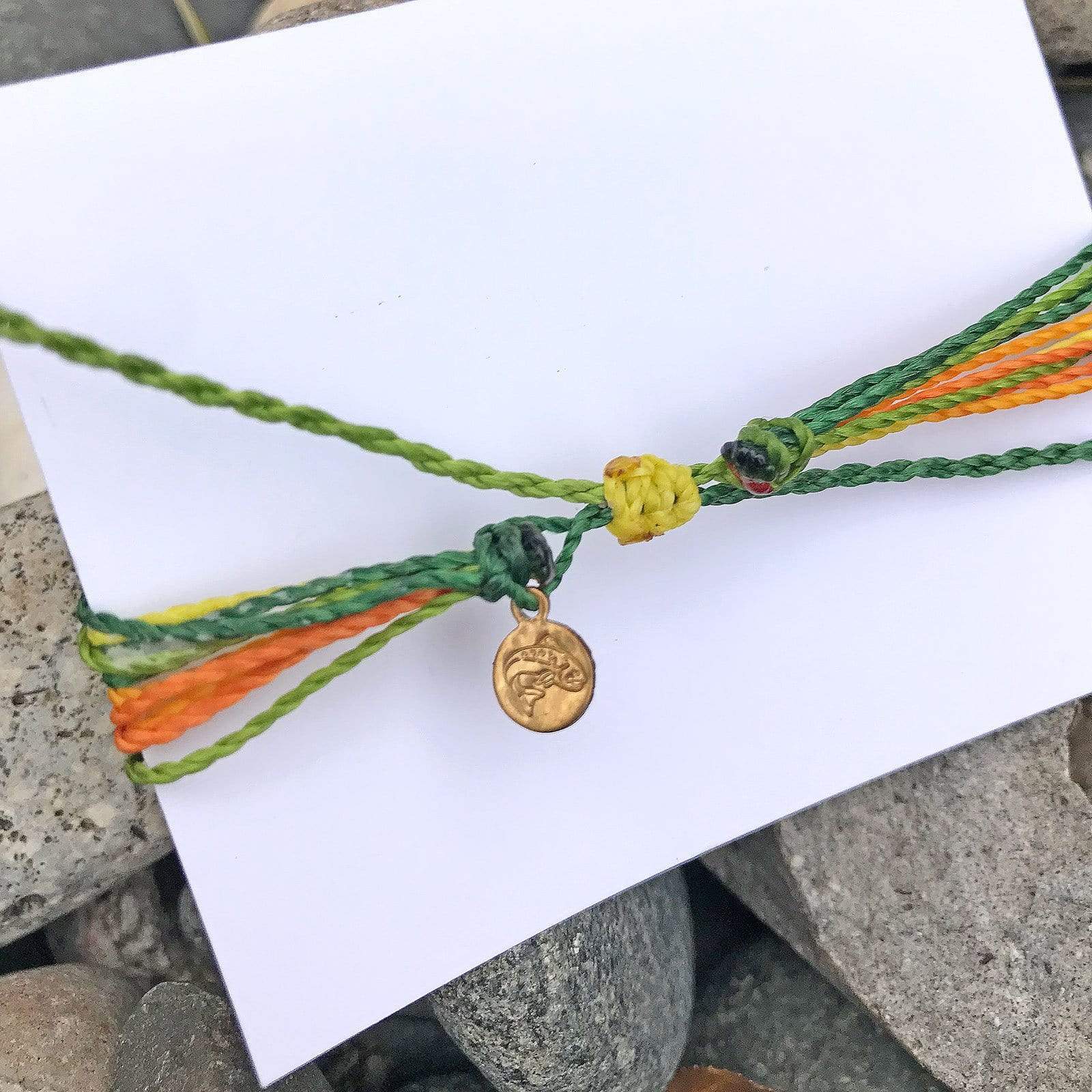 Fly Fish Wyoming - Wholesale Woven/Braided Bracelet - Wyoming Brook Trout Pattern Bracelet1