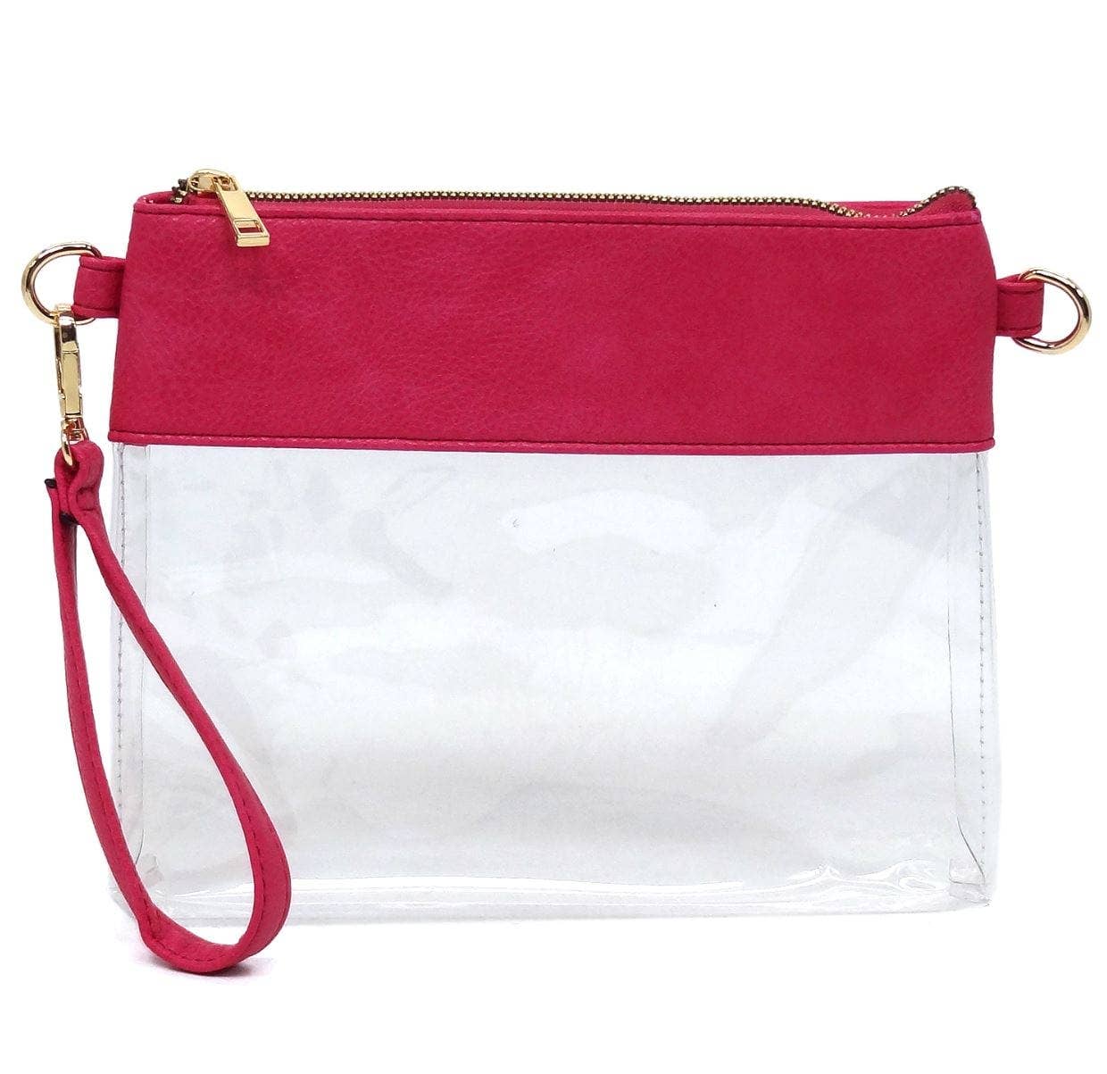MiMi Wholesale - Wholesale Crossbody Bag - Women's - AD200T Game Day Clear Crossbody Bag/Clutch27
