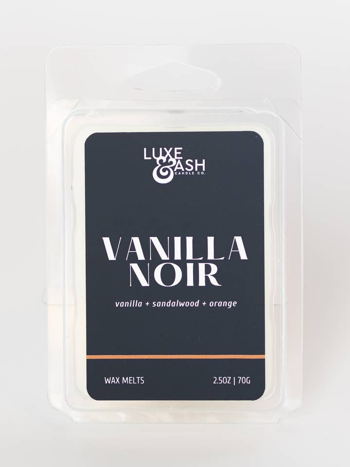 VANILLA NOIR - Wax Melt for wholesale by Luxe & Ash Candle Co.