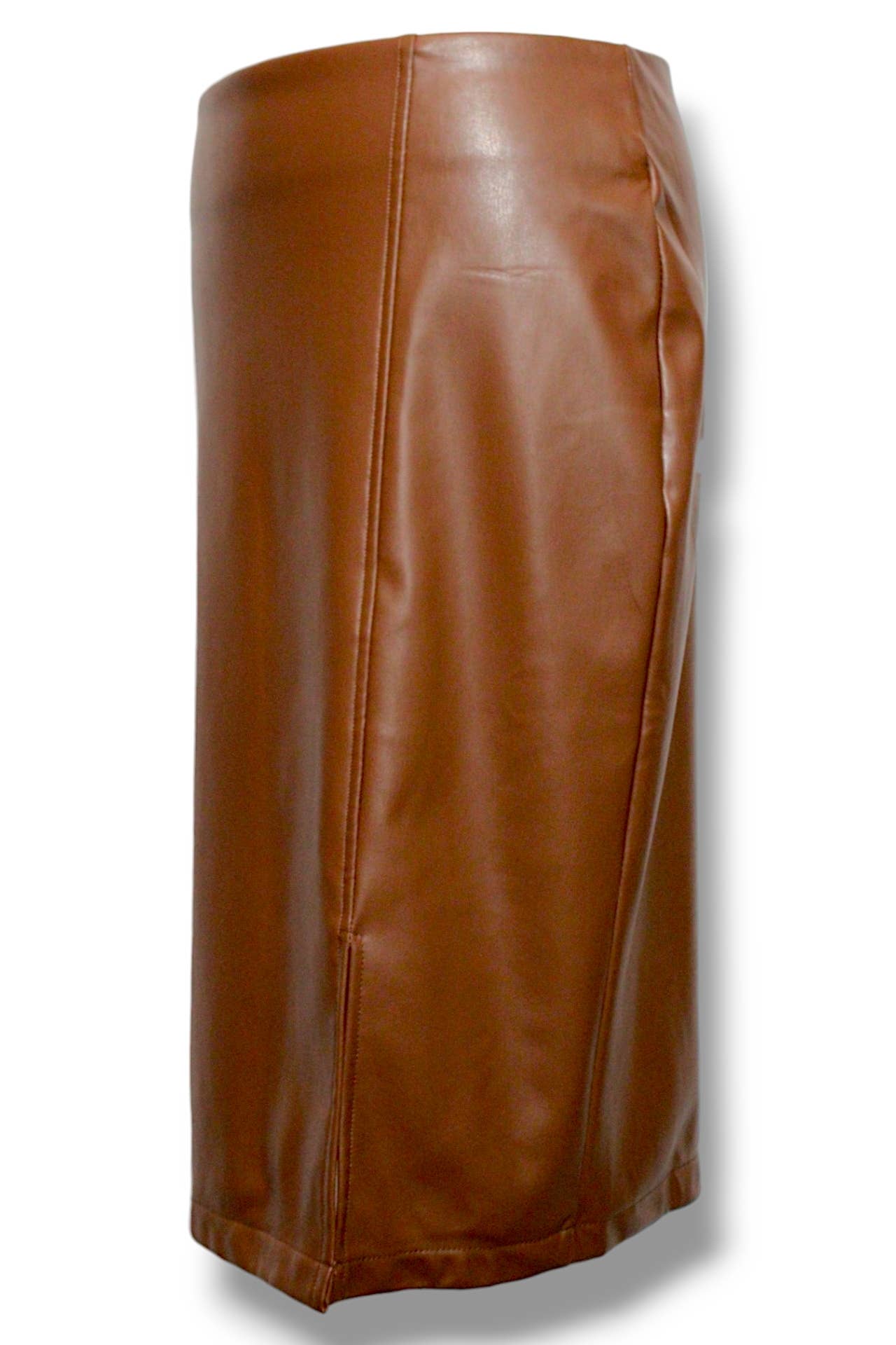 Tan Nova Pencil Skirt: Classic Elegance with a Twist for wholesale on Faire1