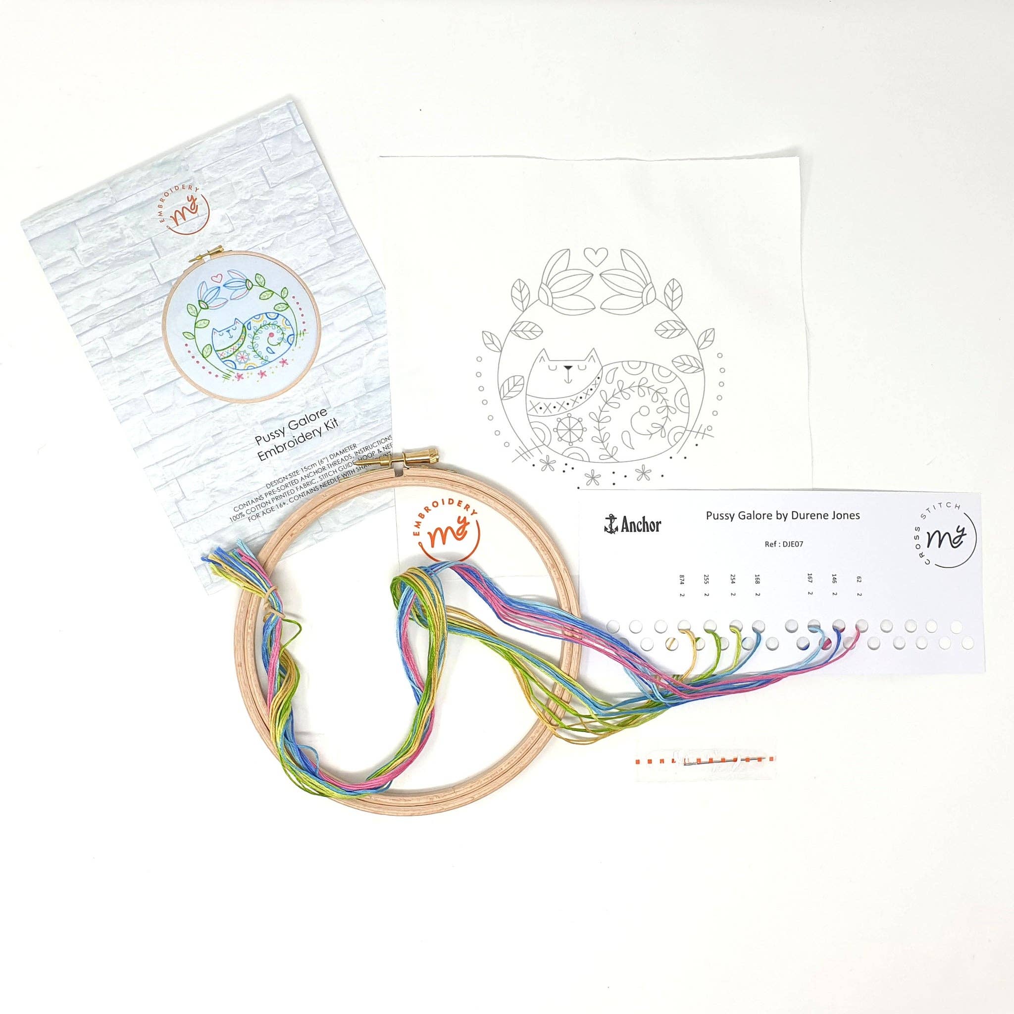 Creative World of Crafts - Vente Accessoire de broderie/point de croix - Mon kit de broderie - Pussy Galore1